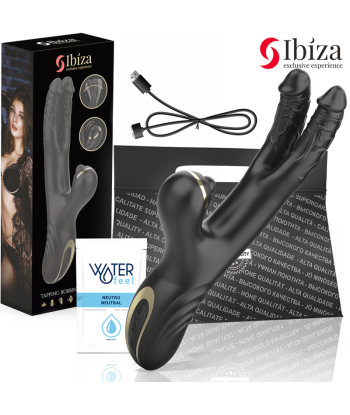 IBIZA - VIBRADOR HI-TECH RABITT CLITORIAL POTENTE Y DOBLE WAVE TWO DRAGONS