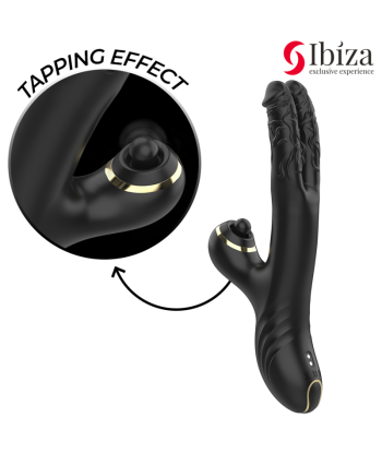 IBIZA - VIBRADOR HI-TECH RABITT CLITORIAL POTENTE Y DOBLE WAVE TWO DRAGONS