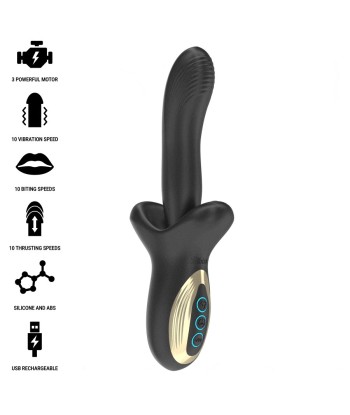 IBIZA - POTENTE VIBRADOR EFECTO THRUSTING Y BITING