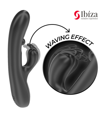 IBIZA - POTENTE VIBRADOR RABBIT CON PERLA ROLLING MASAJEADORA