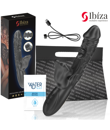 IBIZA - VIBRADOR Y ESTIMULADOR DE CLÍTORIS CON EFECTO MORDEDOR Y ROTACIÓN