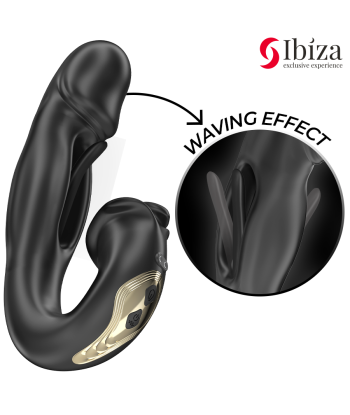 IBIZA - ROSE VIBRADOR EFECTO OSCILANTE Y ESTIMULADOR CLÍTORIS