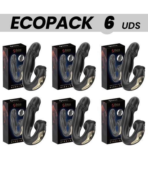 ECOPACKS 6 UDS - IBIZA ROSE VIBRADOR EFECTO OSCILANTE Y ESTIMULADOR CLÍTORIS ECOPACKS 6 UDS - IBIZA ROSE VIBRADOR EFECTO OSCILANTE Y ESTIMULADOR CLÍTORIS