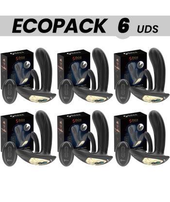ECOPACKS 6 UDS - IBIZA VIBRADOR WEARABLE CON ESTIMULACIÓN PUNTO-G Y CLÍTORIS CON CONTROL REMOTO