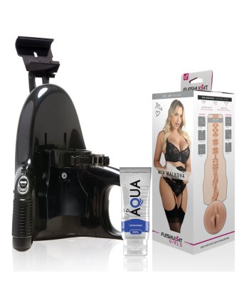 FLESHLIGHT - MIA MALKOVA VAGINA LVL UP UNIVERSAL LAUNCH LUBRICANTE AQUA QUALITY 50 ML