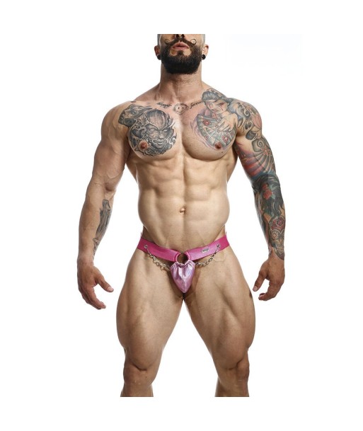 MOB - DNGEON JOCKSTRAP A PRESIÓN ROSA TALLA ÚNICA