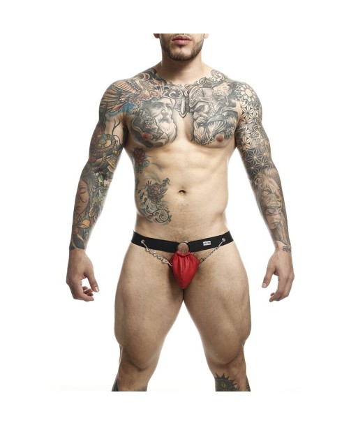 MOB - DNGEON JOCKSTRAP ROJO CON CADENAS TALLA ÚNICA