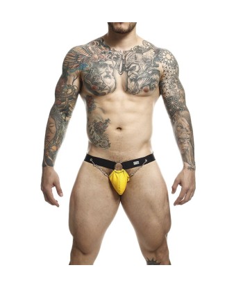 MOB - DNGEON JOCKSTRAP AMARILLO CON CADENAS TALLA ÚNICA
