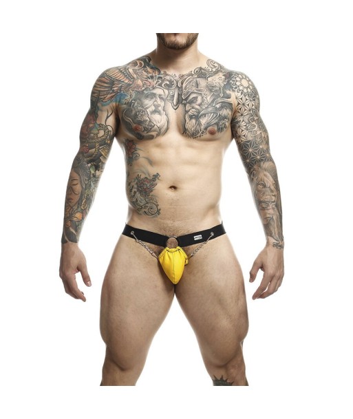 MOB - DNGEON JOCKSTRAP AMARILLO CON CADENAS TALLA ÚNICA MOB - DNGEON JOCKSTRAP AMARILLO CON CADENAS TALLA ÚNICA