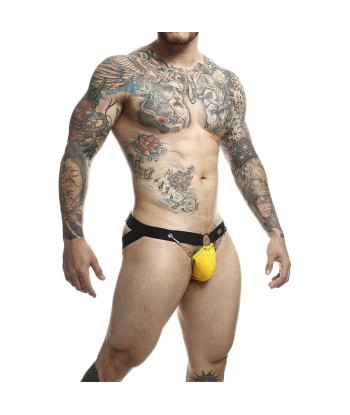 MOB - DNGEON JOCKSTRAP AMARILLO CON CADENAS TALLA ÚNICA