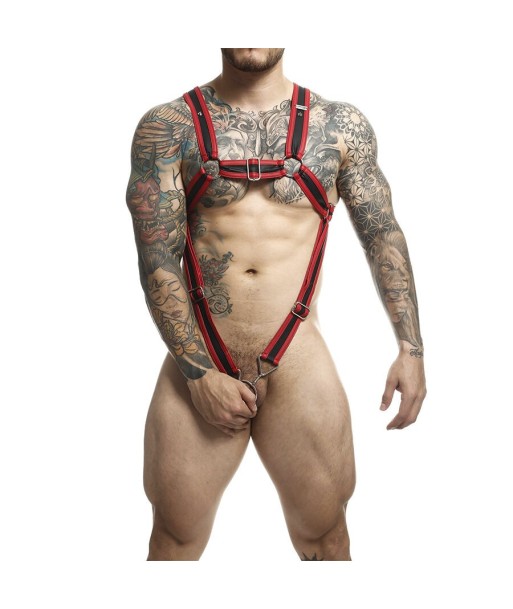MOB - DNGEON ARNÉS CRUZADO ROJO PARA EL PENE TALLA ÚNICA MOB - DNGEON ARNÉS CRUZADO ROJO PARA EL PENE TALLA ÚNICA