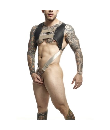 MOB - DNGEON ARNÉS CON ANILLO DORADO PARA EL PENE TALLA ÚNICAS