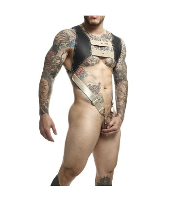 MOB - DNGEON ARNÉS CON ANILLO DORADO PARA EL PENE TALLA ÚNICAS