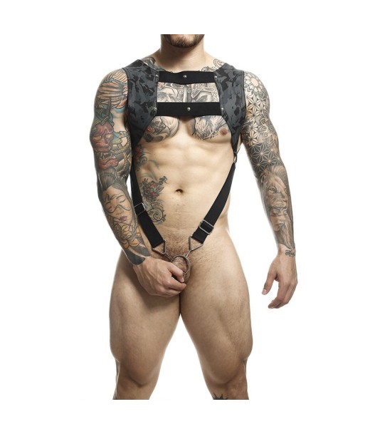 MOB - DNGEON ARNÉS CON ANILLO PLATEADO PARA EL PENE TALLA ÚNICAS MOB - DNGEON ARNÉS CON ANILLO PLATEADO PARA EL PENE TALLA ÚNICAS