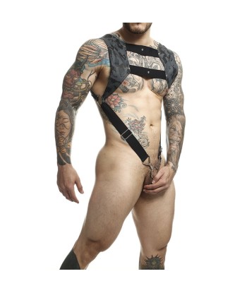 MOB - DNGEON ARNÉS CON ANILLO PLATEADO PARA EL PENE TALLA ÚNICAS