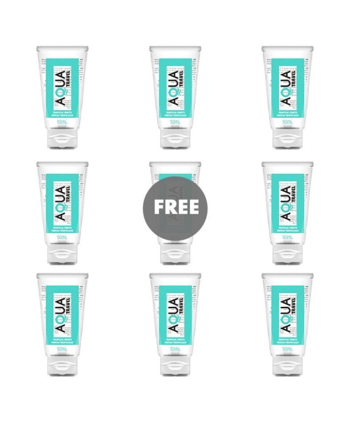 AQUA TRAVEL - LUBRICANTE BASE AGUA SABOR FRUTAS TROPICALES - 50 ML 81 GRATIS AQUA TRAVEL - LUBRICANTE BASE AGUA SABOR FRUTAS TROPICALES - 50 ML 81 GRATIS