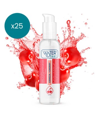 WATERFEEL - LUBRICANTE CEREZA 175 ML PACK 25 UDS