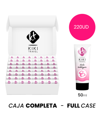 MOQ 220 - KIKÍ TRAVEL LUBRICANTE SABOR A CHICLE - 50 ML