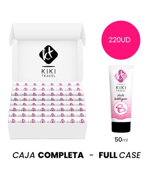 MOQ 220 - KIKÍ TRAVEL LUBRICANTE SABOR A CHICLE - 50 ML MOQ 220 - KIKÍ TRAVEL LUBRICANTE SABOR A CHICLE - 50 ML