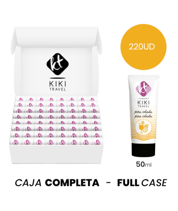 MOQ 220 - KIKÍ TRAVEL LUBRICANTE SABOR A PIÑA COLADA - 50 ML