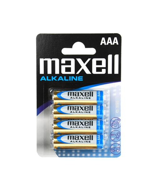 MAXELL - BATTERY ALCALINA AAA LR03 BLISTER4 EU MAXELL - BATTERY ALCALINA AAA LR03 BLISTER4 EU