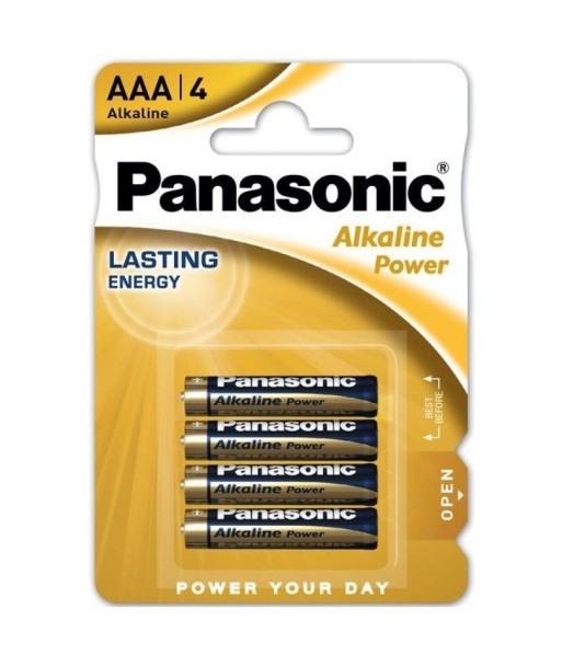 PANASONIC - BRONZE PILA ALCALINA AAA LR03 BLISTER4 PANASONIC - BRONZE PILA ALCALINA AAA LR03 BLISTER4