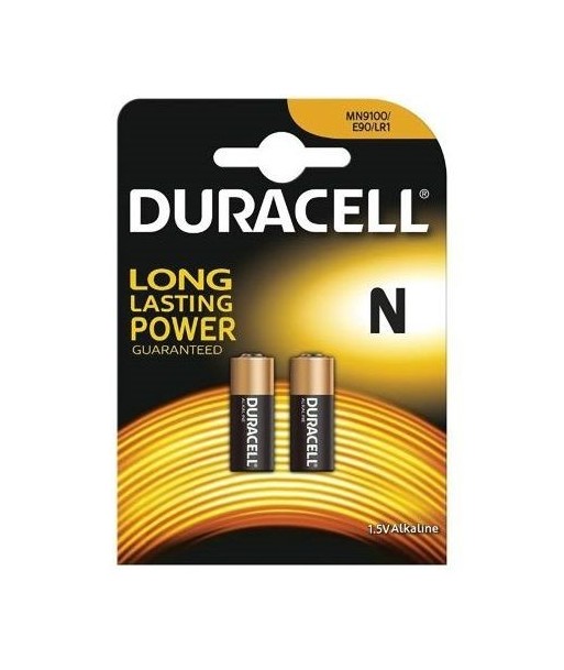DURACELL - PILA ALCALINA MN9100 N LR1 1,5V BLISTER2 DURACELL - PILA ALCALINA MN9100 N LR1 1,5V BLISTER2