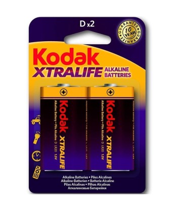 KODAK - XTRALIFE PILAS ALCALINAS D LR20 1.5V