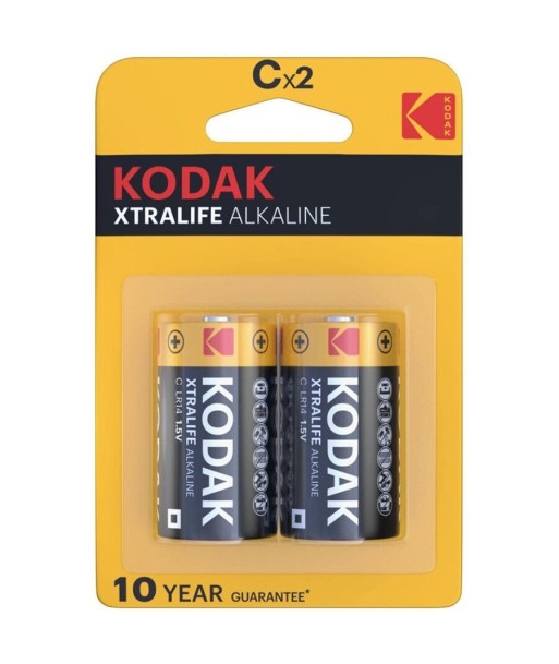 KODAK - XTRALIFE PILAS ALCALINAS C X 2 UNDS KODAK - XTRALIFE PILAS ALCALINAS C X 2 UNDS