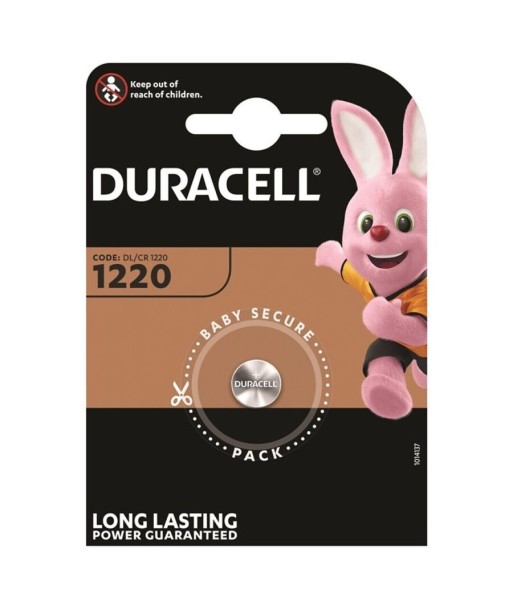 DURACELL - PILA BOTON LITIO CR1220 3V BLISTER1 DURACELL - PILA BOTON LITIO CR1220 3V BLISTER1