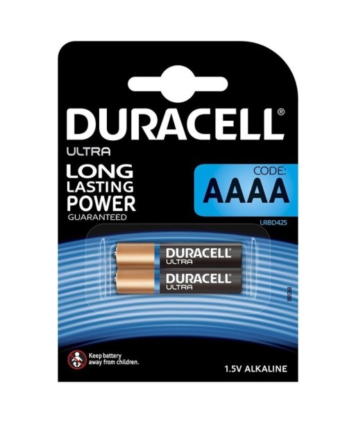 DURACELL - ULTRA POWER PILA ALCALINA AAAA MX2500 1,5V BLISTER2 DURACELL - ULTRA POWER PILA ALCALINA AAAA MX2500 1,5V BLISTER2
