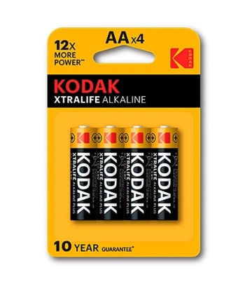 KODAK - XTRALIFE PILA ALCALINA AA LR6 BLISTER4