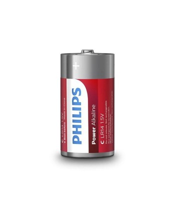 PHILIPS - POWER ALKALINE PILA C LR14 BLISTER2