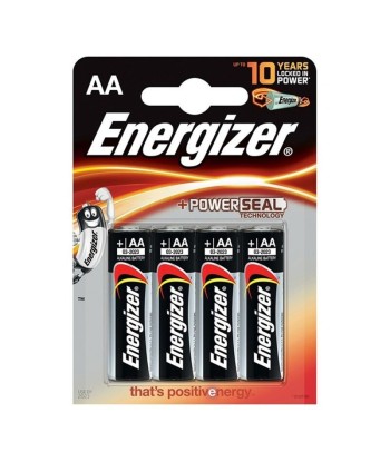 ENERGIZER - ALKALINE POWER PILA ALCALINA AA LR6 BLISTER4