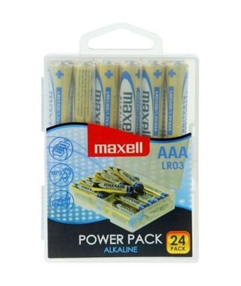 MAXELL - PILA ALCALINA AAA LR03 PACK24 PILAS