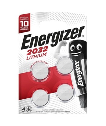 ENERGIZER - PILA BOTON LITIO CR2032 3V BLISTER4