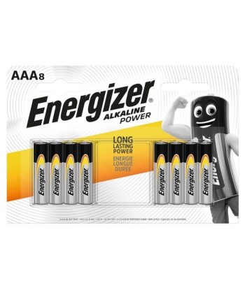 ENERGIZER - ALKALINE POWER PILA ALCALINA AAA LR03 BLISTER8
