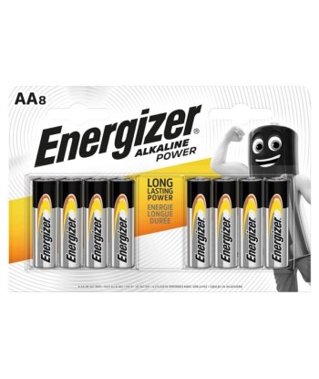ENERGIZER - ALKALINE POWER PILA ALCALINA AA LR6 BLISTER8