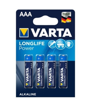 VARTA - LONGLIFE POWER PILA ALCALINA AAA LR03 BLISTER4