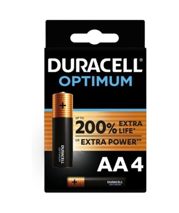 DURACELL - OPTIMUM 200 PILA ALCALINA AA LR6 BLISTER4