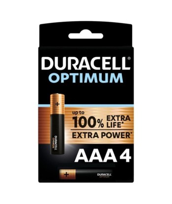 DURACELL - OPTIMUM 200 PILA ALCALINA AAA LR03 BLISTER4
