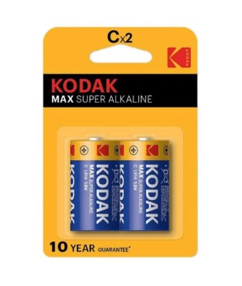 KODAK - MAX PILA ALCALINA C LR14 BLISTER2