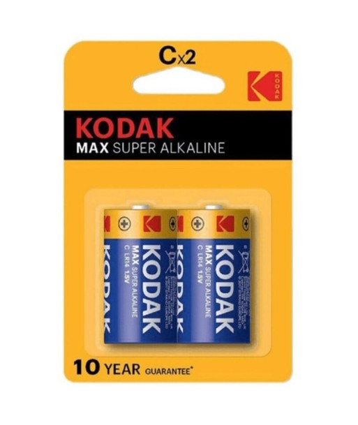 KODAK - MAX PILA ALCALINA C LR14 BLISTER2