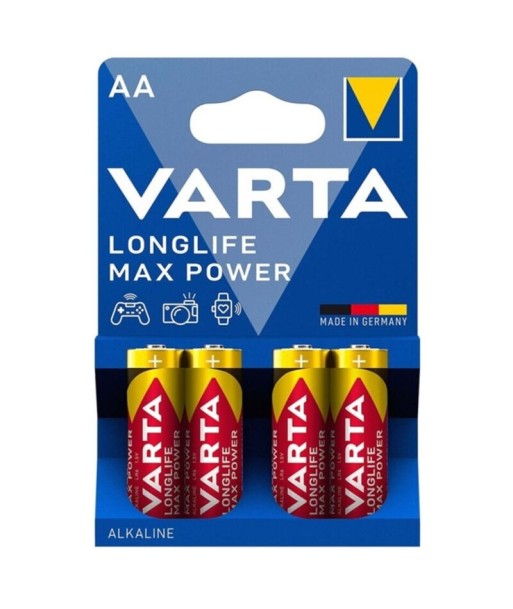 VARTA - MAX POWER PILA ALCALINA AA LR6 BLISTER4