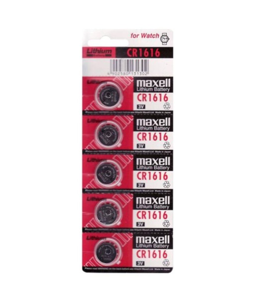 MAXELL - PILA BOTON LITIO CR1616 3V BLISTER5