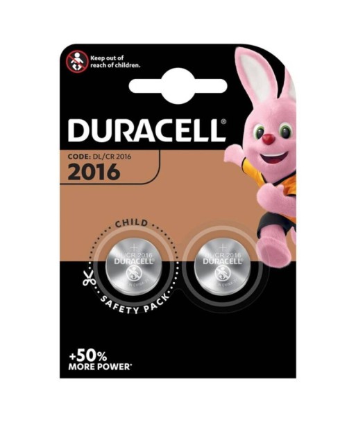 DURACELL - PILA BOTON LITIO CR2016 3V BLISTER2