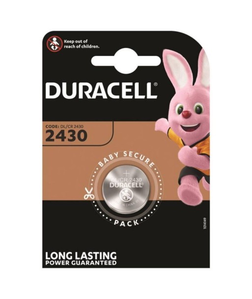 DURACELL - PILA BOTON LITIO CR2430 3V BLISTER1