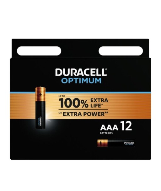 DURACELL - OPTIMUM 200 PILA ALCALINA AAA LR03 BLISTER12