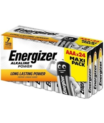 ENERGIZER - ALKALINE POWER PILA ALCALINA AAA LR03 CAJA24 (3 CAJITAS8 PILAS)