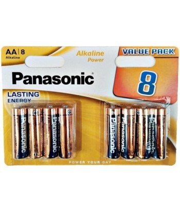 PANASONIC - BRONZE PILA ALCALINA AA LR6 BLISTER8